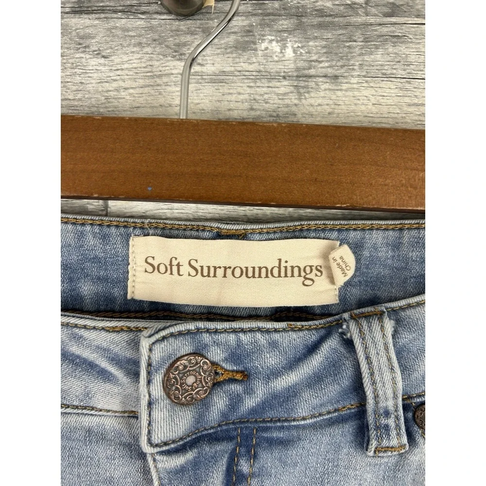 Soft Surroundings Women's Blue Ankle Jeans 14P